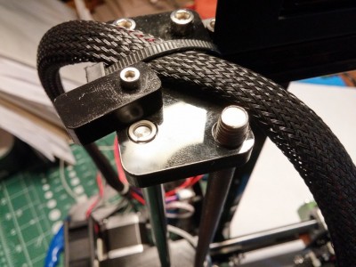 Top view of rod holder