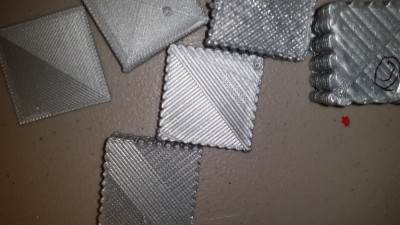 extrusion test cubes